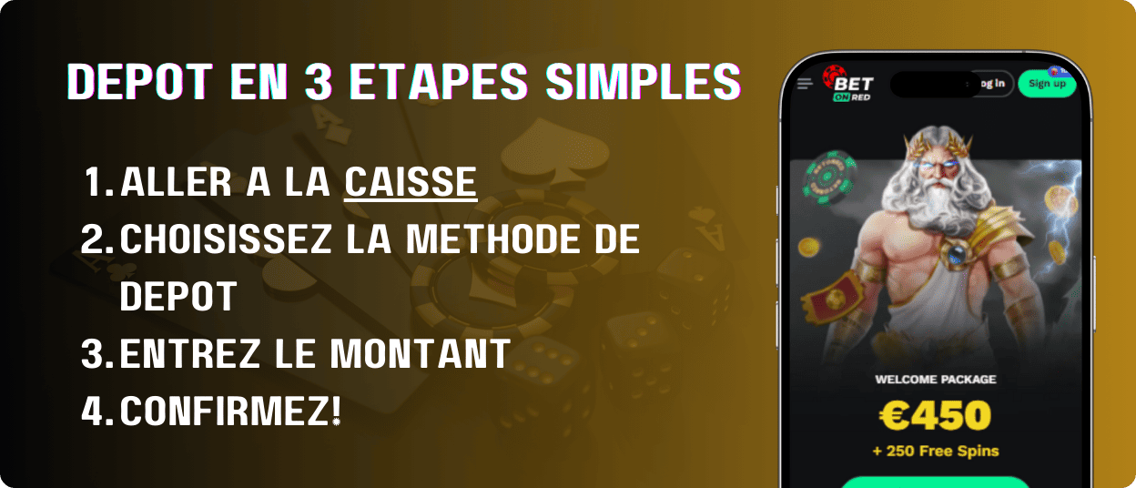 bet on red payment methods